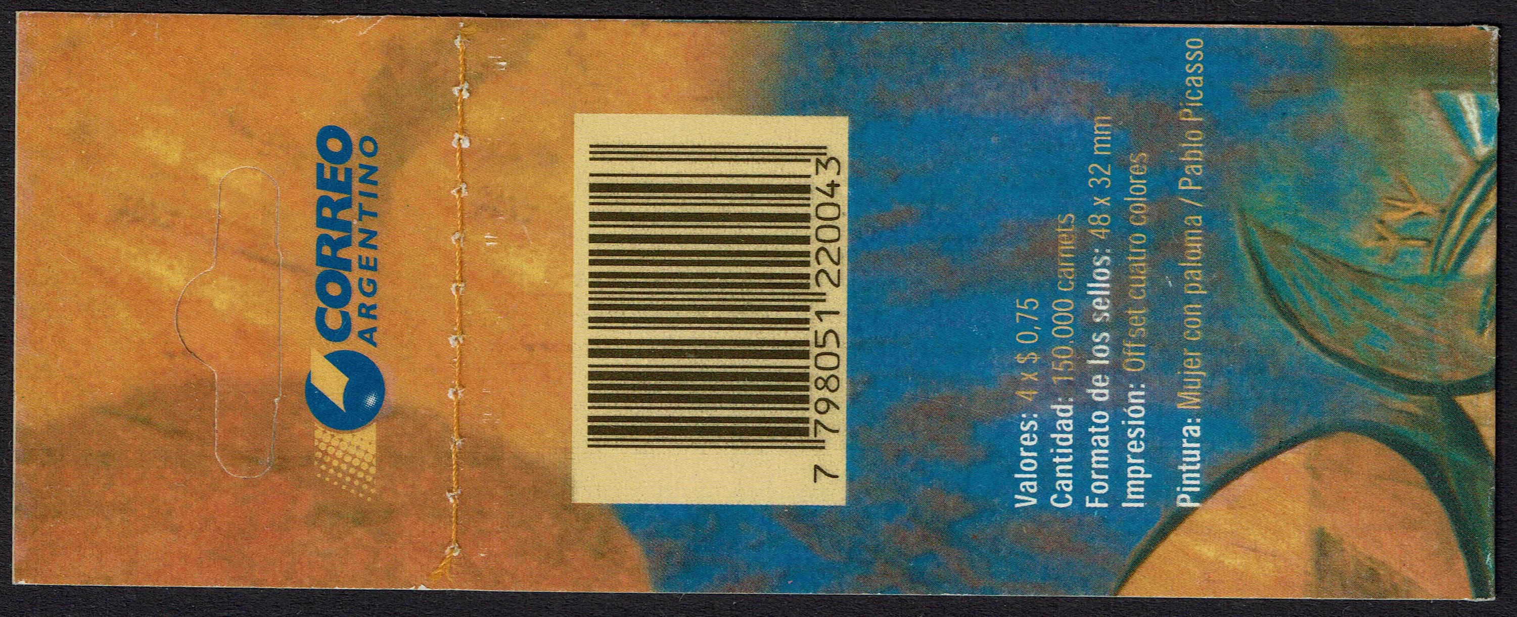 Argentina SG 2730-33 Back Cover